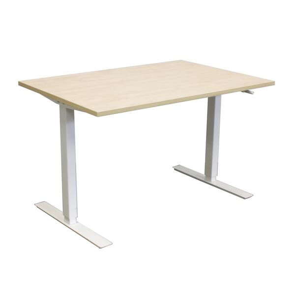 Grote foto zit sta slingerbureau wit nieuw blad ahorn b120xd80 huis en inrichting stoelen