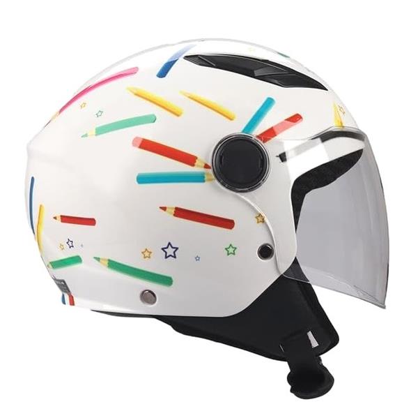 Grote foto bhr 838 kids kleurpotloden kinderhelm motoren overige accessoires