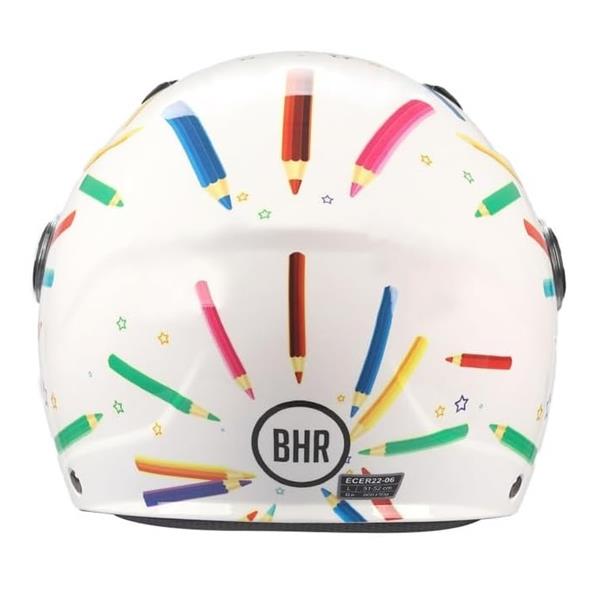 Grote foto bhr 838 kids kleurpotloden kinderhelm motoren overige accessoires