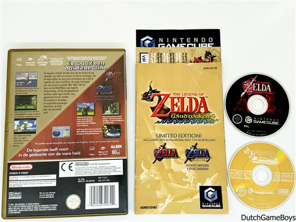 Grote foto nintendo gamecube the legend of zelda the wind waker limited edition hol spelcomputers games overige nintendo games