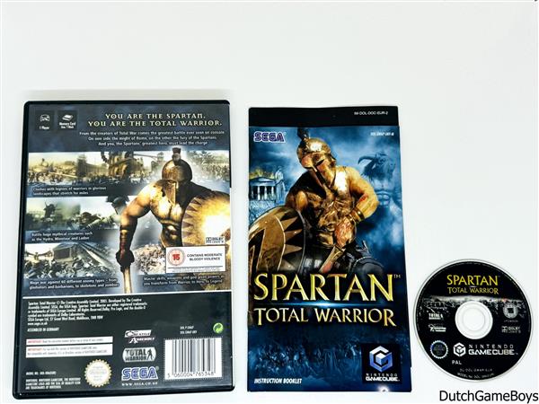 Grote foto nintendo gamecube spartan total warrior ukv spelcomputers games overige nintendo games