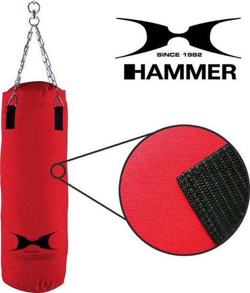 Grote foto hammer boxing bokszak fit rood 80x30 cm sport en fitness vechtsporten en zelfverdediging