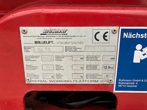 Grote foto ruthmann bluelift sa 18 doe het zelf en verbouw hoogwerkers