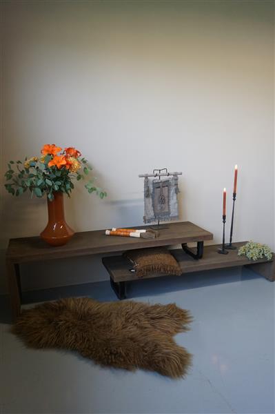 Grote foto tv meubel dero 2 delig verouderd hout l160 cm huis en inrichting woningdecoratie