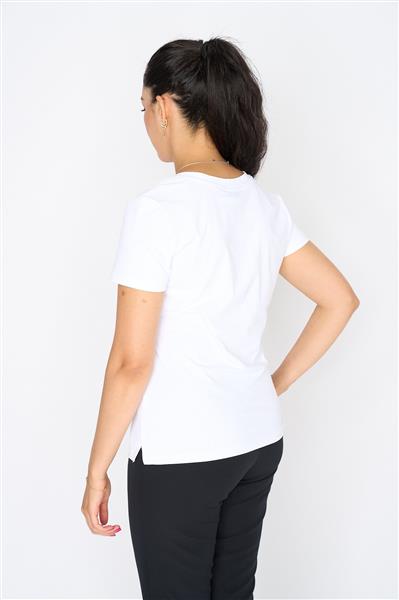 Grote foto travel t shirt uni white 2080 kleding dames t shirts