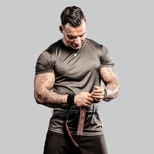 Grote foto nrg fitness lifting straps deadlift straps zwart deluxe sport en fitness fitness