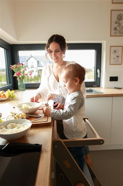 Grote foto opvouwbare kitchen helper olive olive kinderen en baby overige