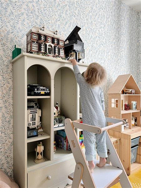 Grote foto opvouwbare kitchen helper naturel naturel kinderen en baby overige