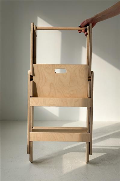 Grote foto opvouwbare kitchen helper naturel naturel kinderen en baby overige
