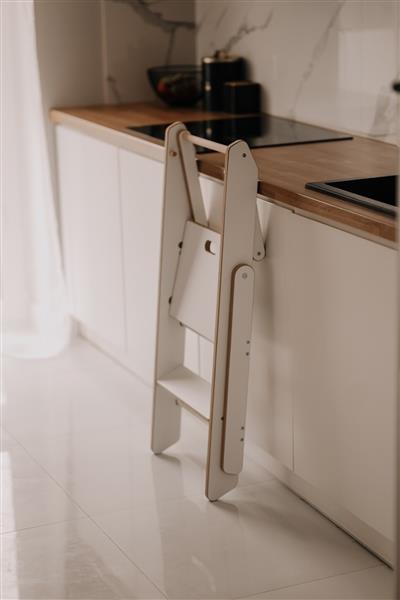 Grote foto opvouwbare kitchen helper white white kinderen en baby overige