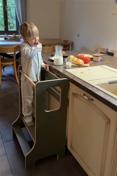 Grote foto kitchen helper double slim black double black kinderen en baby overige