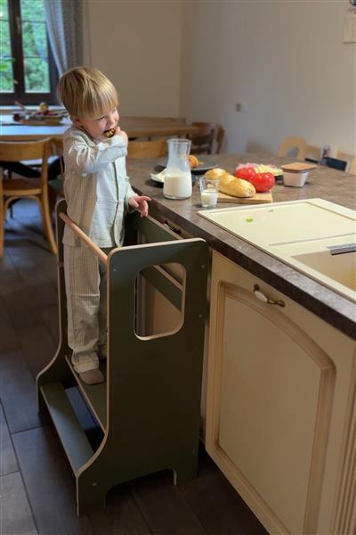 Grote foto kitchen helper double slim black double black kinderen en baby overige