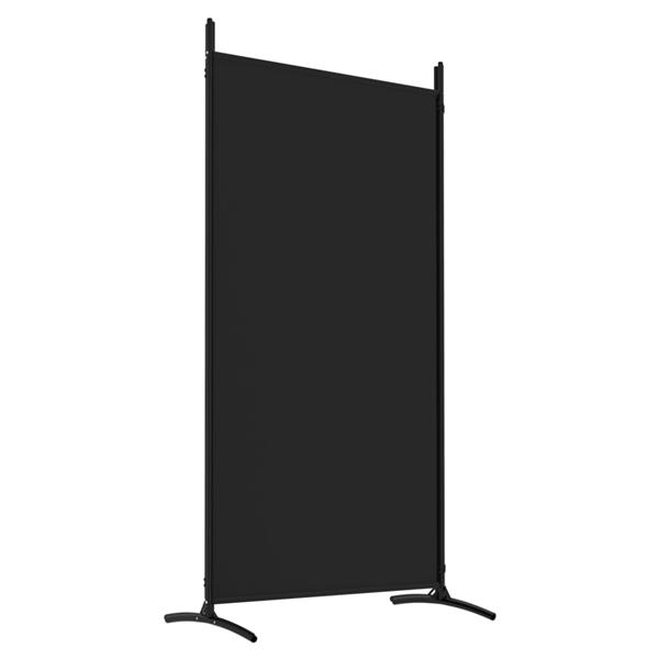 Grote foto vidaxl kamerscherm met 4 panelen 346x180 cm stof zwart huis en inrichting overige huis en inrichting