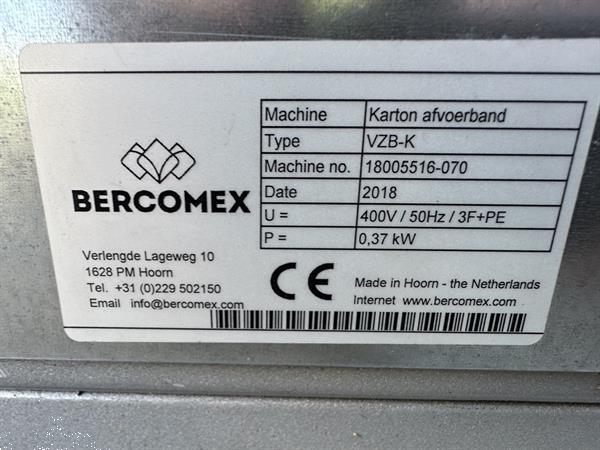 Grote foto bercomex karton afvoerband doe het zelf en verbouw afvalverwerking