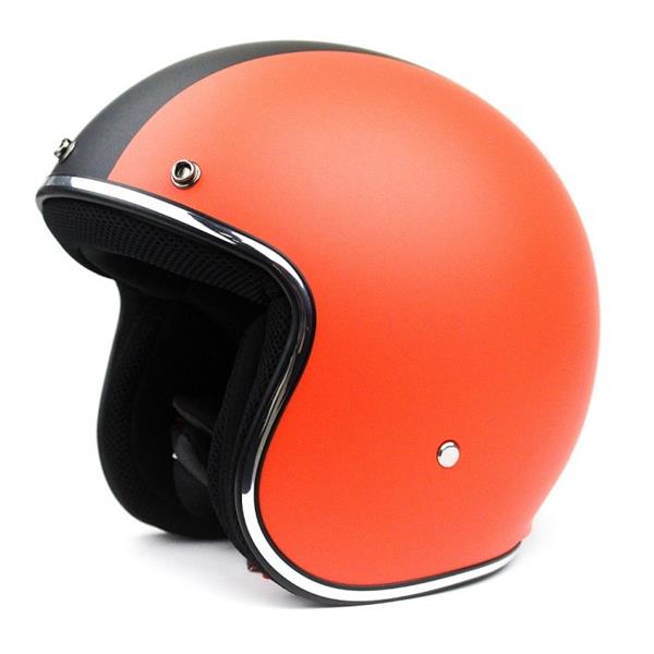 Grote foto bhr 811 vintage jethelm arancio motoren kleding