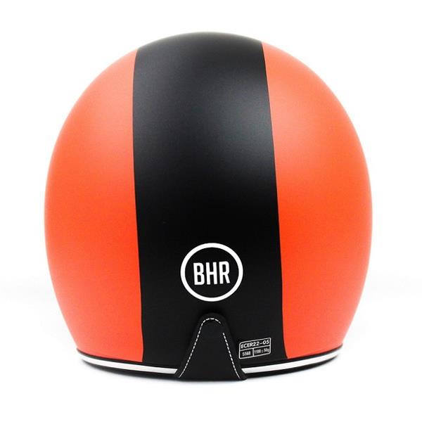 Grote foto bhr 811 vintage jethelm arancio motoren kleding