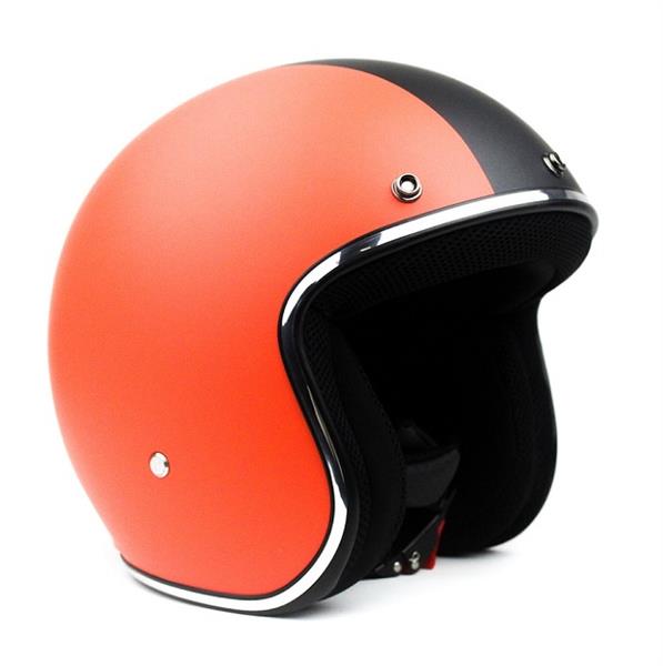 Grote foto bhr 811 vintage jethelm arancio motoren kleding