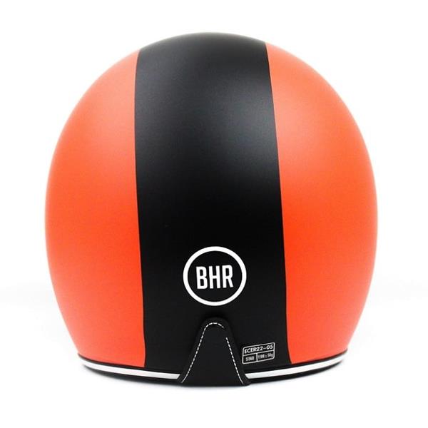 Grote foto bhr 811 vintage jethelm arancio motoren kleding