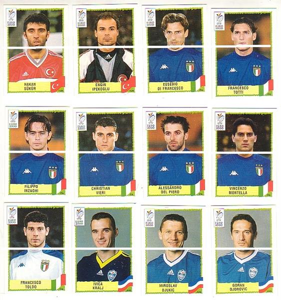 Grote foto panini euro 2000 stickers 25 zakjes verzamelen sportartikelen en voetbal