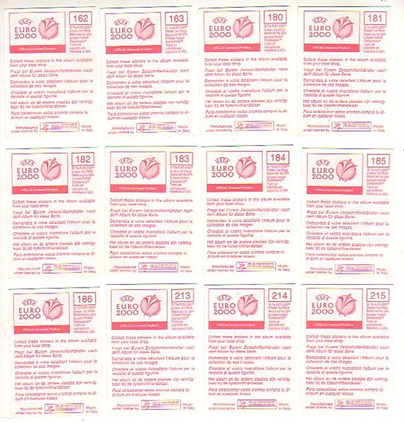 Grote foto panini euro 2000 stickers 25 zakjes verzamelen sportartikelen en voetbal