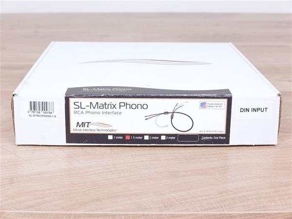 Grote foto mit sl matrix phono audio interconnects din rca 1 5 metre audio tv en foto onderdelen en accessoires