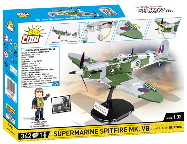 Grote foto cobi ww2 5725 spitfire mk.vb kinderen en baby overige