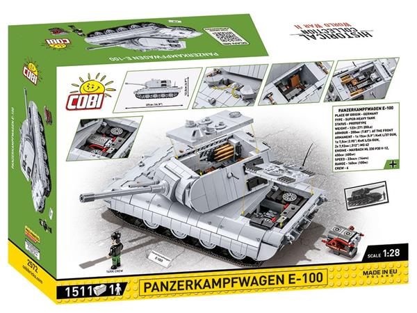 Grote foto cobi 2572 panzerkampfpanzer e 100 kinderen en baby overige