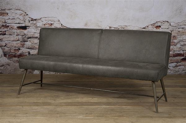 Grote foto belmonte eetkamerbank grey 155 185 cm huis en inrichting stoelen