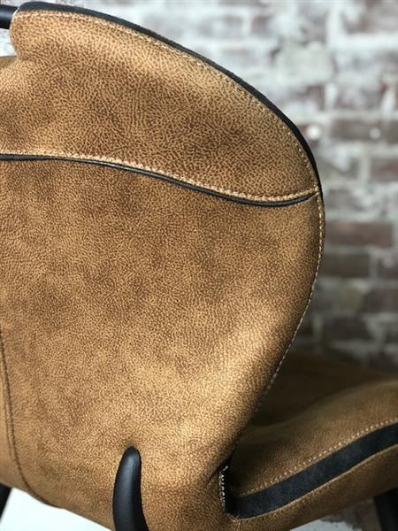 Grote foto eetkamerstoel tiba cognac huis en inrichting stoelen