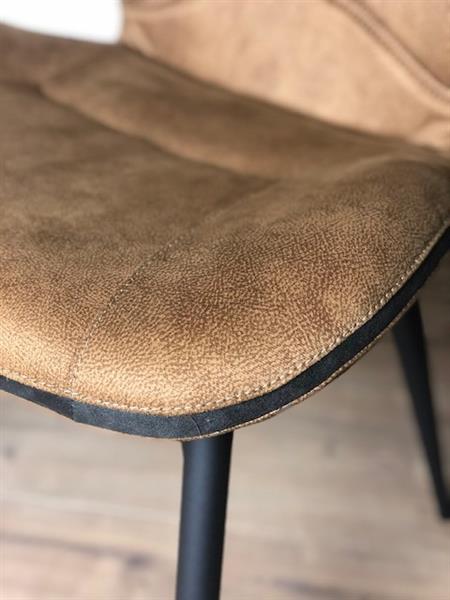 Grote foto eetkamerstoel tiba cognac huis en inrichting stoelen