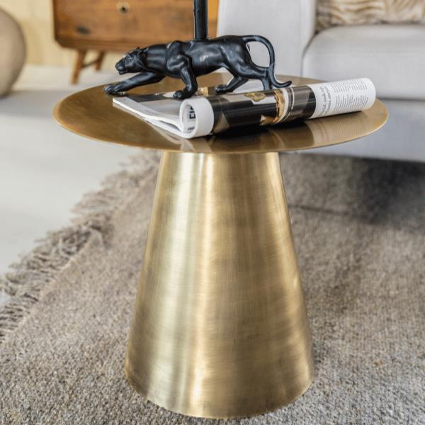 Grote foto gouden bijzettafel mastic huis en inrichting eettafels