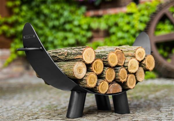 Grote foto outdoor wood rack mila huis en inrichting woningdecoratie