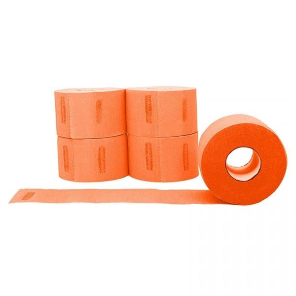 Grote foto l3vel3 orangje nekpapier 5 rol kleding dames sieraden