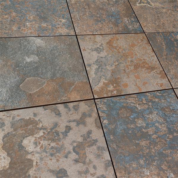 Grote foto vloertegels oxide 33x33 roestkleur vorstbestendig en anti slip 1m doe het zelf en verbouw tegels