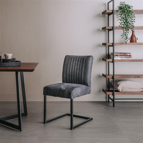 Grote foto tower living eetkamerstoel ferro antraciet huis en inrichting stoelen