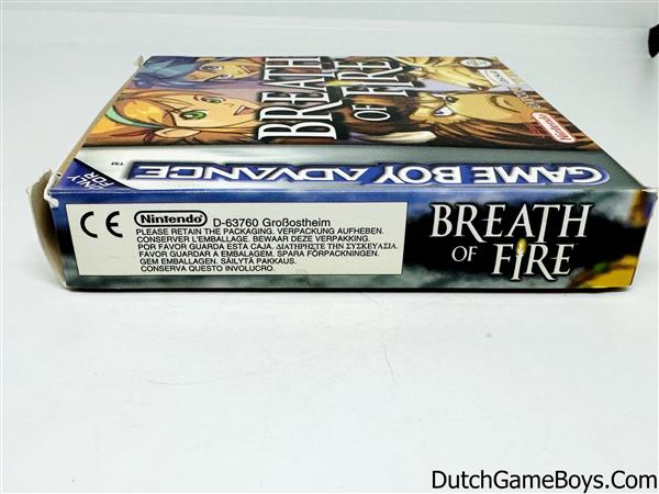 Grote foto gameboy advance gba breath of fire ukv spelcomputers games overige nintendo games