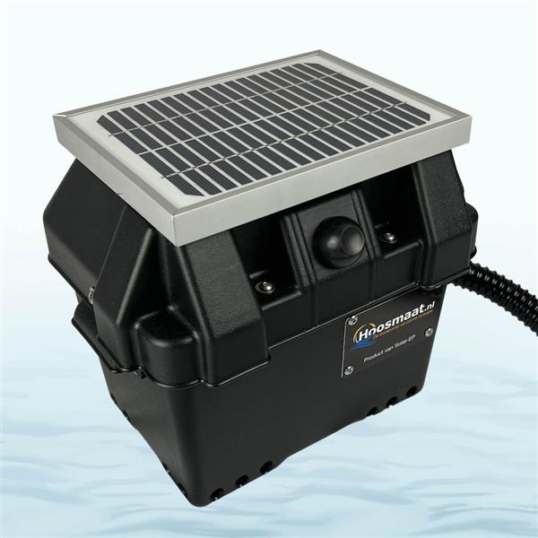 Grote foto hoosmaat automatische bilgepomp op zonne energie watersport en boten accessoires en onderhoud