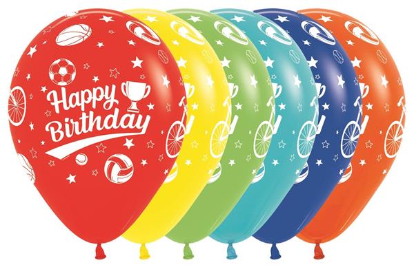 Grote foto ballonnen happy birthday sport 30cm 25st verzamelen overige verzamelingen