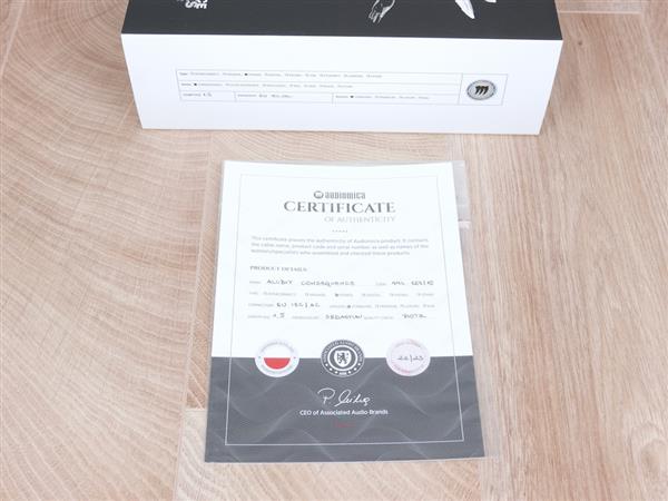 Grote foto audiomica laboratory consequence allbit high end audio power cable 1 5 metre audio tv en foto onderdelen en accessoires