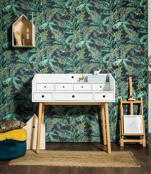 Grote foto bureau secretaire river woodluck sand beige kinderen en baby complete kinderkamers