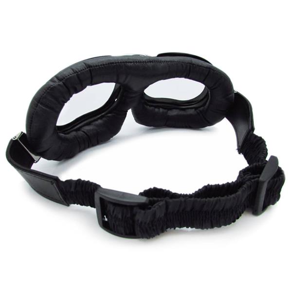 Grote foto crg raf zwarte motorbril glaskleur zilver reflectie motoren kleding