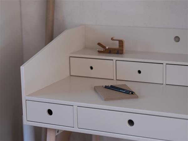 Grote foto bureau secretaire river woodluck sand beige kinderen en baby complete kinderkamers