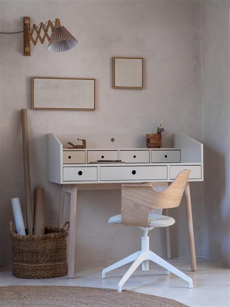 Grote foto bureau secretaire river woodluck sand beige kinderen en baby complete kinderkamers