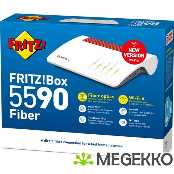 Grote foto avm fritz box 5590 fiber edition internation draadloze router computers en software netwerkkaarten routers en switches