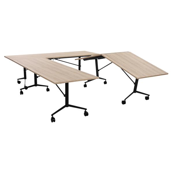 Grote foto easy inklapbare verrijdbare vergadertafel huis en inrichting eettafels