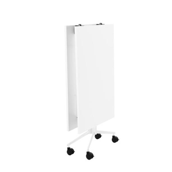 Grote foto easy inklapbare verrijdbare vergadertafel wit huis en inrichting eettafels