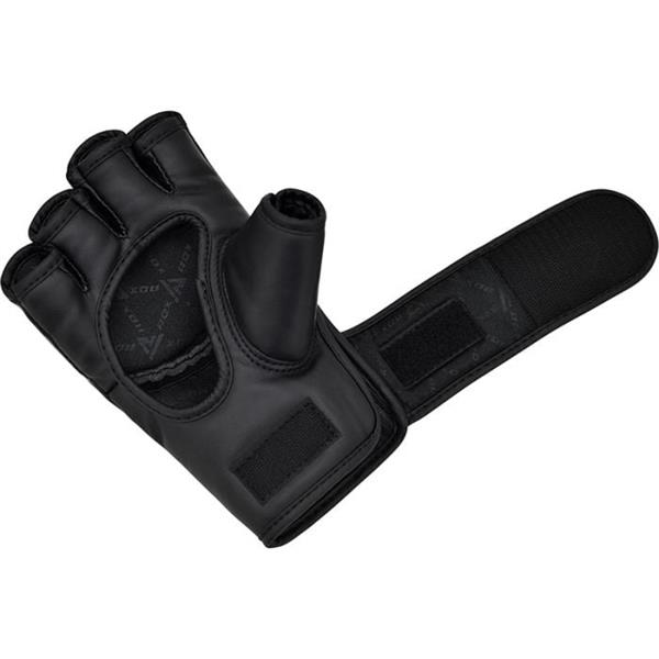 Grote foto nrg fitness mma handschoenen maya leer zwart maat l sport en fitness vechtsporten en zelfverdediging