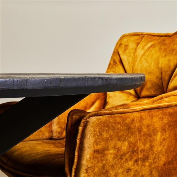 Grote foto ronde eettafel zwart new york 120 cm huis en inrichting eettafels