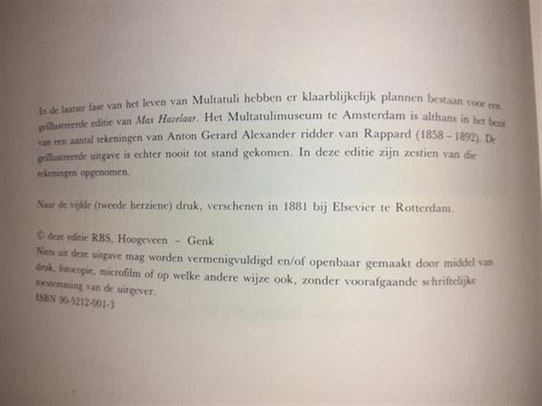 MAX HAVELAAR - EDUARD DOUWES DEKKER - OF DE KOFFIEVEILINGEN DER