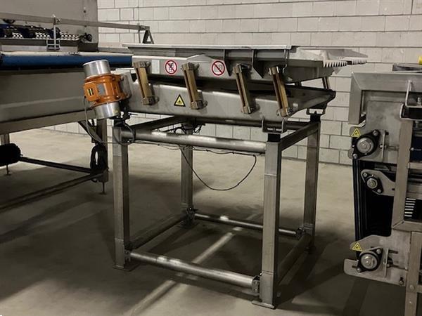 Grote foto mushroom sorting machine demo agrarisch tuinbouw